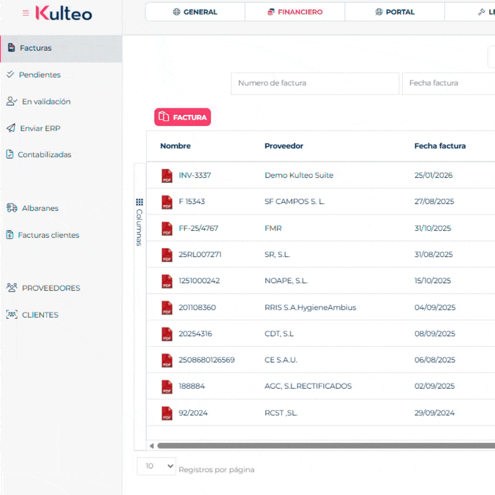 Transforma facturas en datos automáticamente