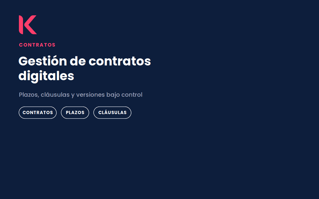 Gestión de contratos digitales: cómo no perder plazos, cláusulas ni versiones
